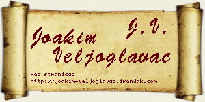 Joakim Veljoglavac vizit kartica